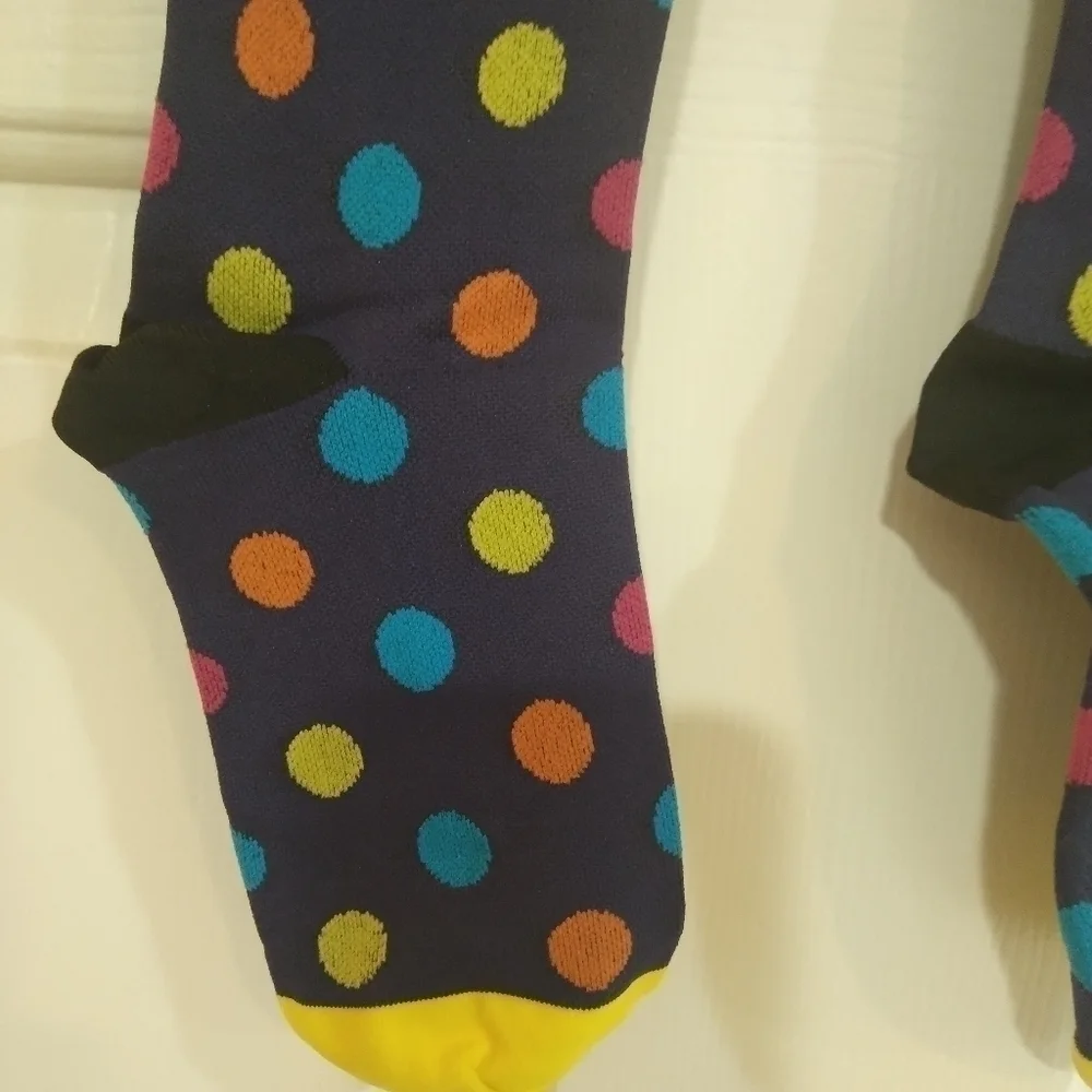 Knee High Argyle Pattern Socks Size S/M